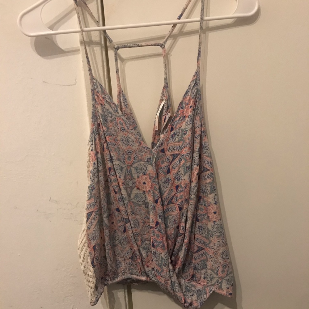Free People patterned tank top